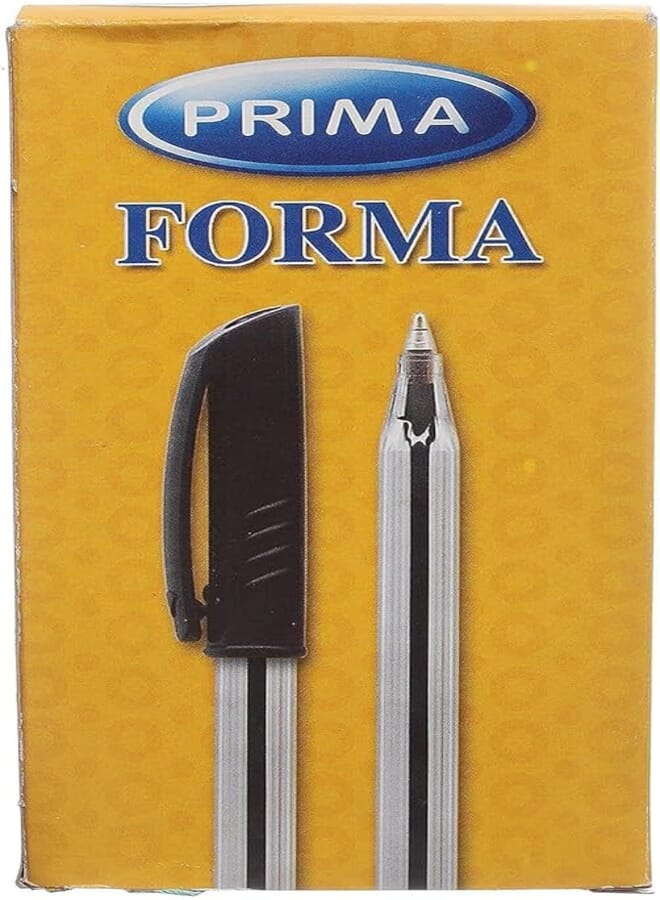 Prima forma ballpoint pen, fine, black - pack of 24